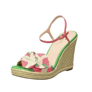 Kate Spade Janae Wedge Espadrille Sandals Size 9